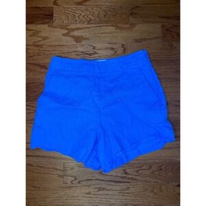 The A&F Linen Collection‎ Hight Rise Blue Shorts Size 30
